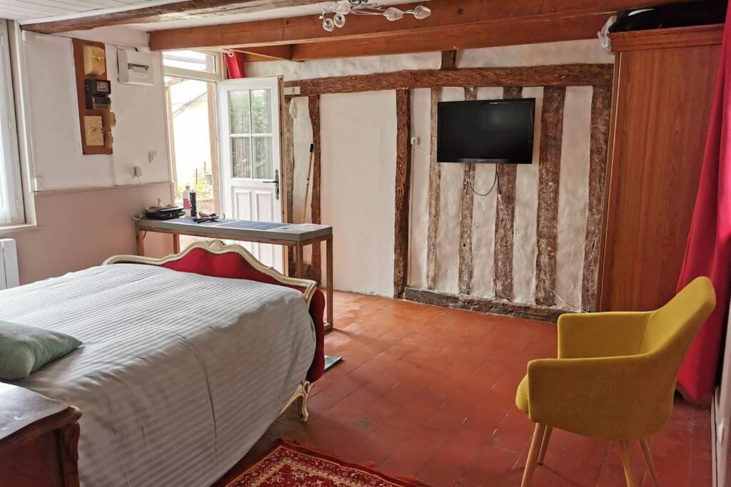 Le 3 De Coeur Avec Terrasse Honfleur Exterior foto