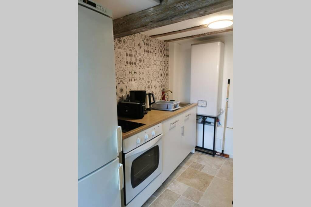 Le 3 De Coeur Avec Terrasse Honfleur Exterior foto