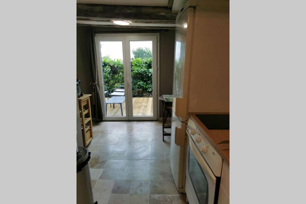 Le 3 De Coeur Avec Terrasse Honfleur Exterior foto